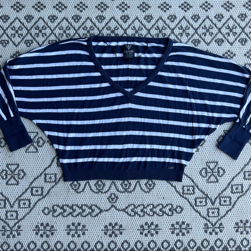 GUESS Batwing Cropped Sweater